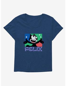 Plus Size Felix The Cat Bright Smile Felix Womens T-Shirt Plus Size, , hi-res