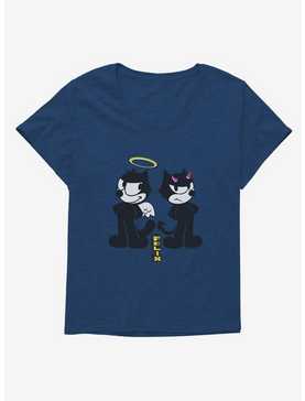 Felix The Cat Good And Evil Felix Womens T-Shirt Plus Size, , hi-res