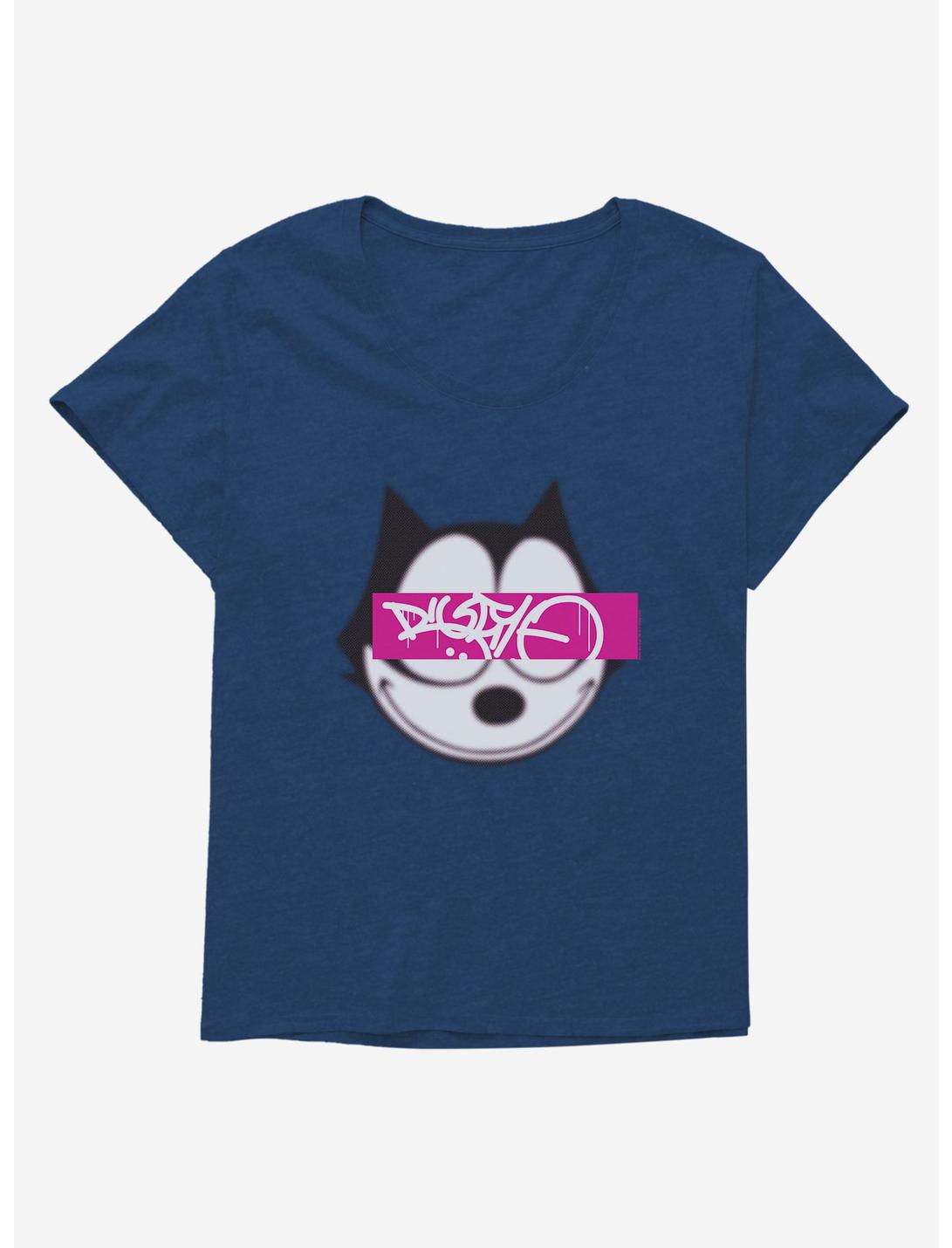 Felix The Cat Graffiti Art Text Box Womens T-Shirt Plus Size, , hi-res