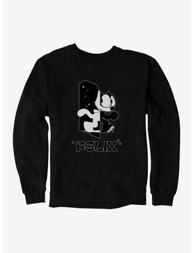 Felix The Cat Black and White Sweatshirt, , hi-res