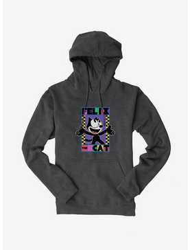 Felix The Cat 90s Checkers Graphic Hoodie, , hi-res