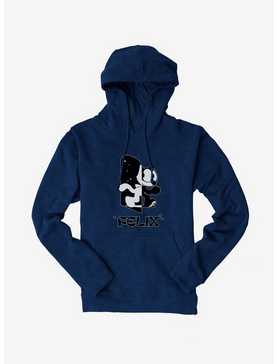 Felix The Cat Black and White Hoodie, , hi-res