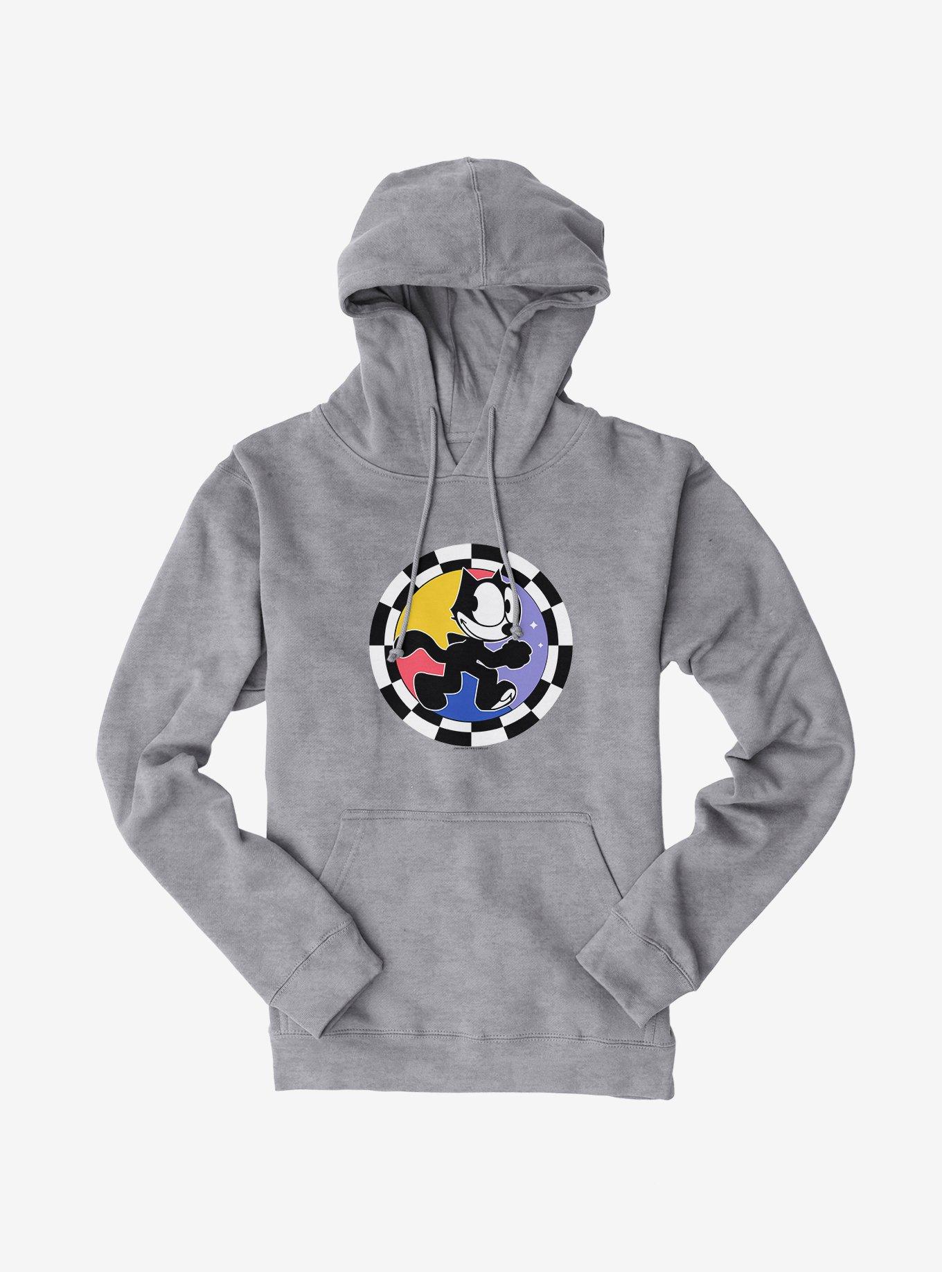 Felix The Cat Circular Checkers Hoodie, , hi-res