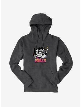 Felix The Cat Dollar Signs Hoodie, CHARCOAL HEATHER, hi-res
