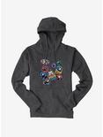 Felix The Cat Sticker Collection Hoodie, CHARCOAL HEATHER, hi-res
