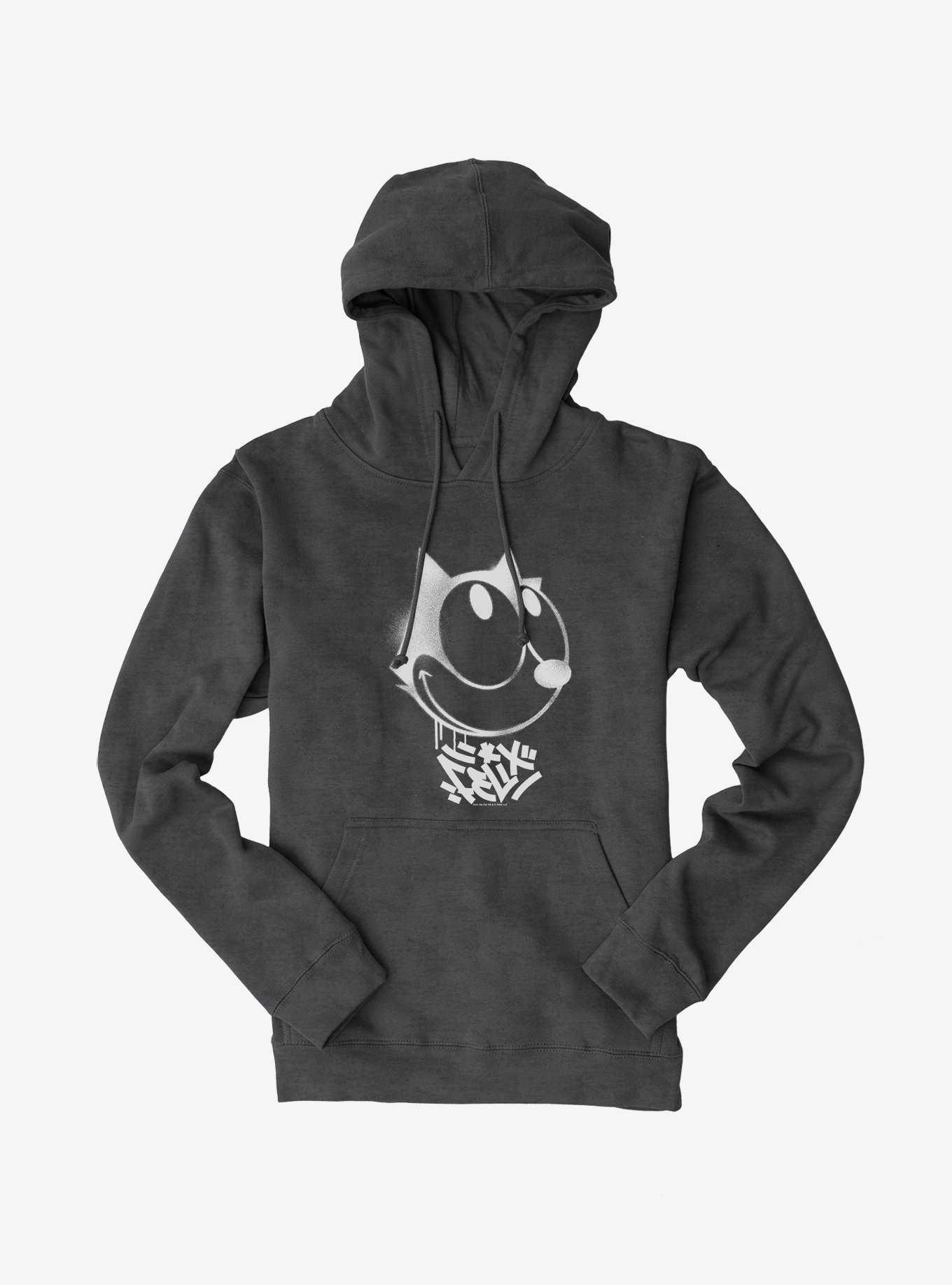 Felix The Cat Graffiti Art Smiling Felix Hoodie, , hi-res