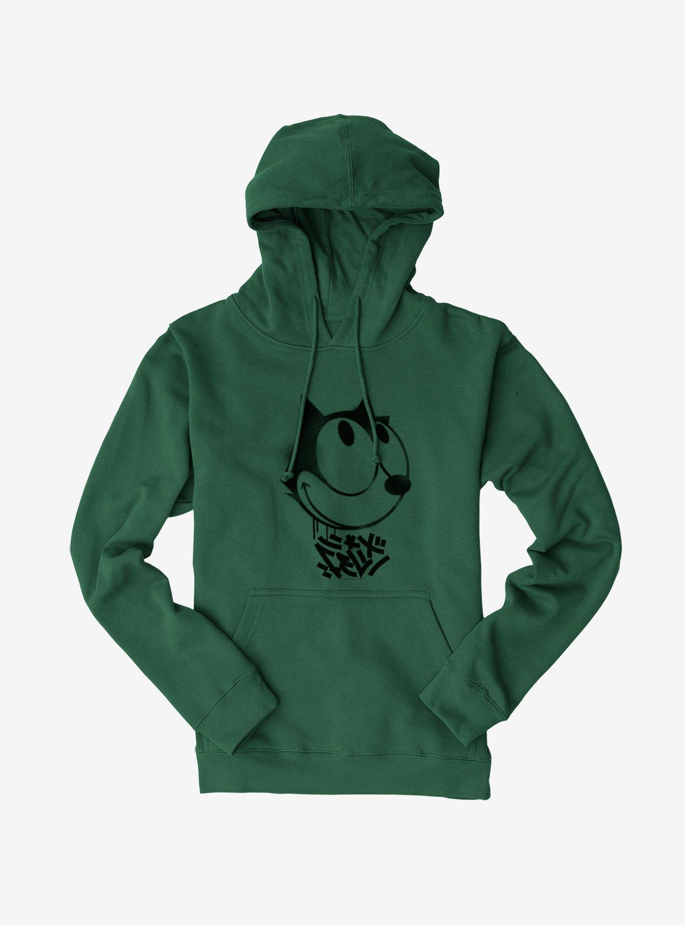 Felix The Cat Graffiti Art Smiling Felix Hoodie, , hi-res