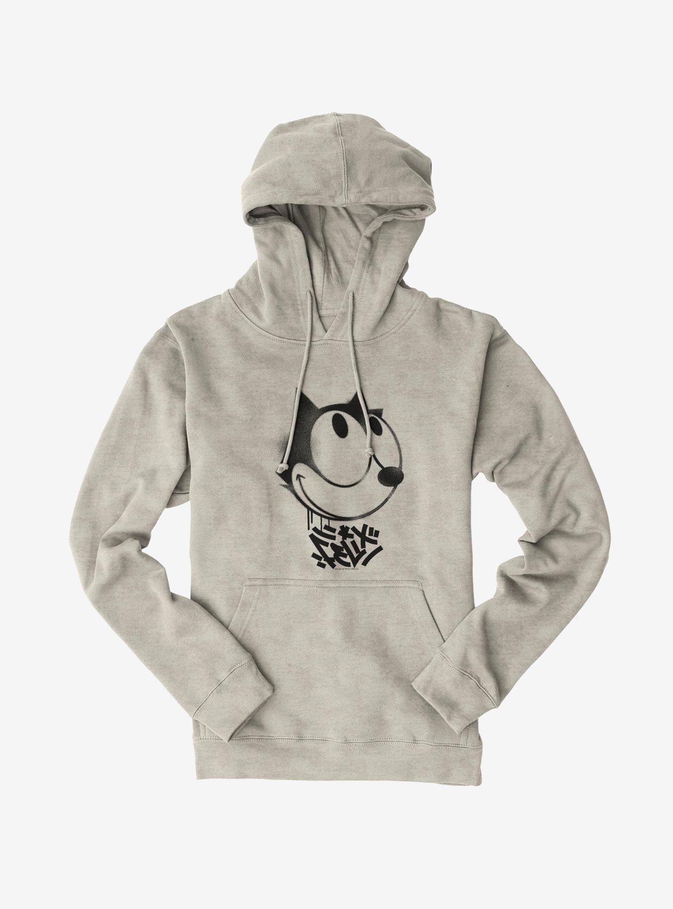 Felix The Cat Graffiti Art Smiling Felix Hoodie, , hi-res