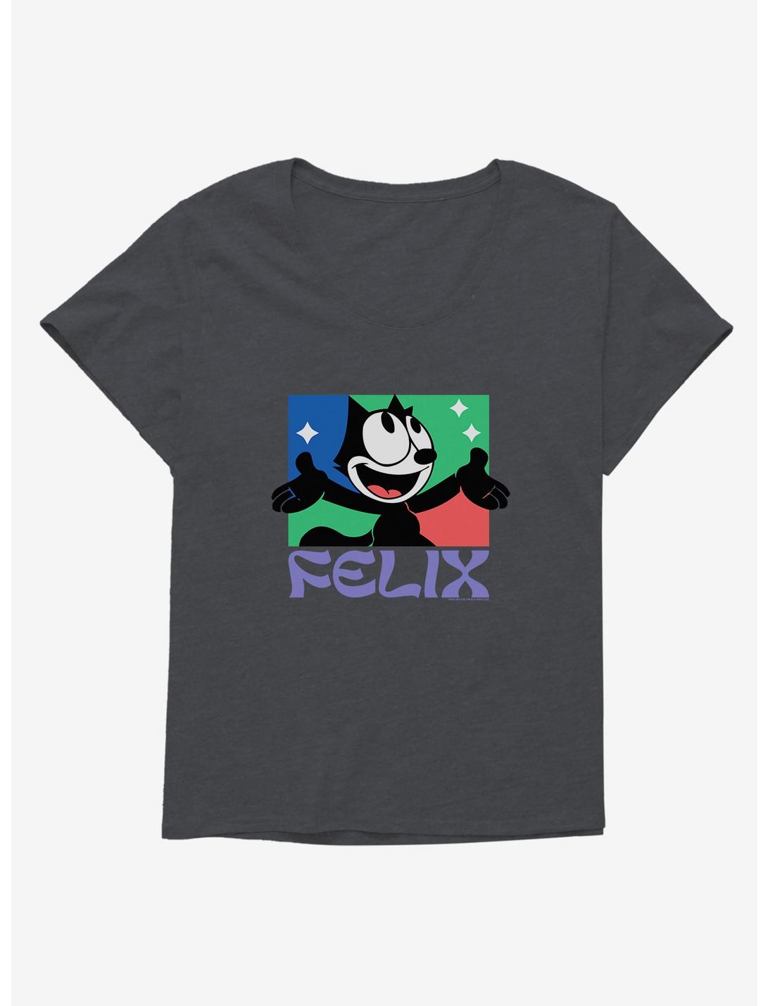 Felix The Cat Bright Smile Felix Girls T-Shirt Plus Size, , hi-res