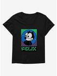 Felix The Cat Diamond Stars Girls T-Shirt Plus Size, , hi-res