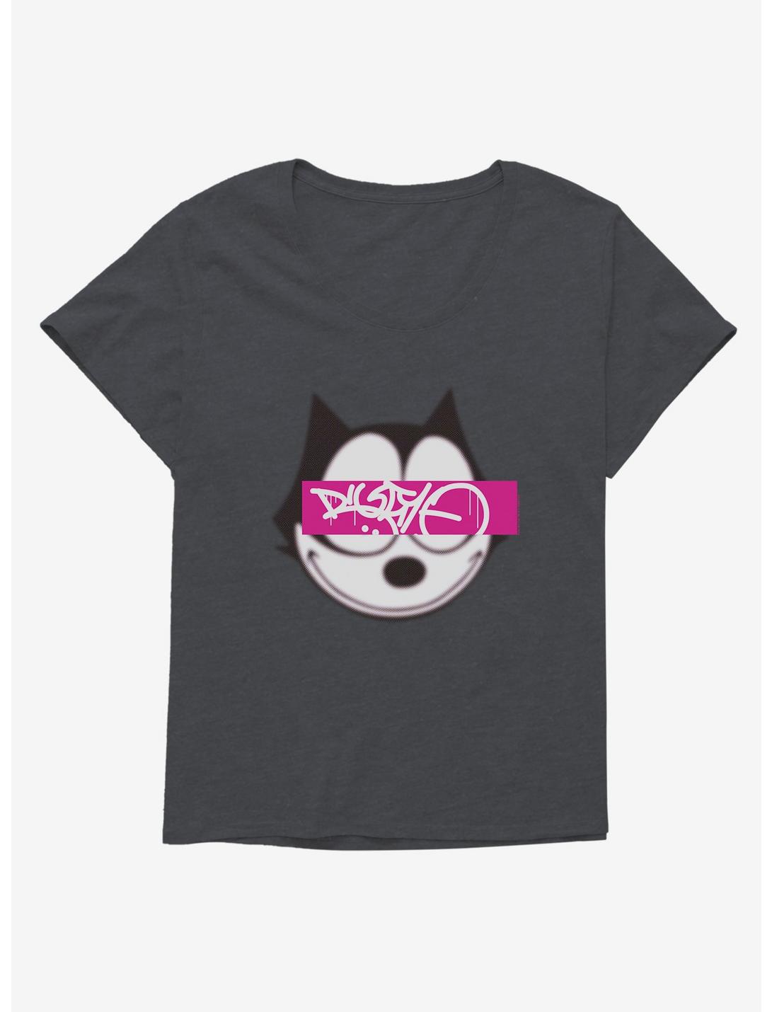 Felix The Cat Graffiti Art Text Box Girls T-Shirt Plus Size, , hi-res