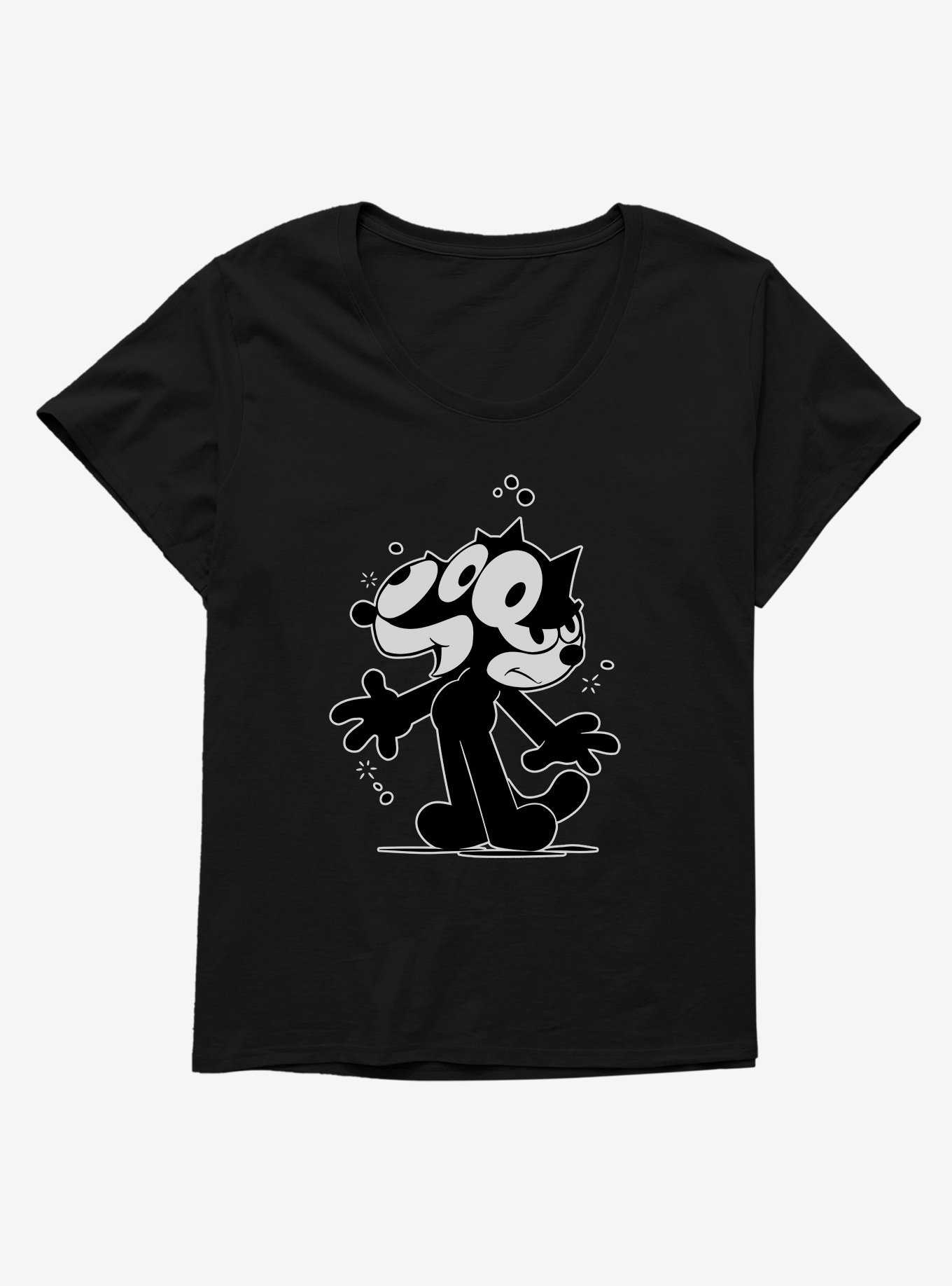 Felix The Cat Split Personality Girls T-Shirt Plus Size, , hi-res