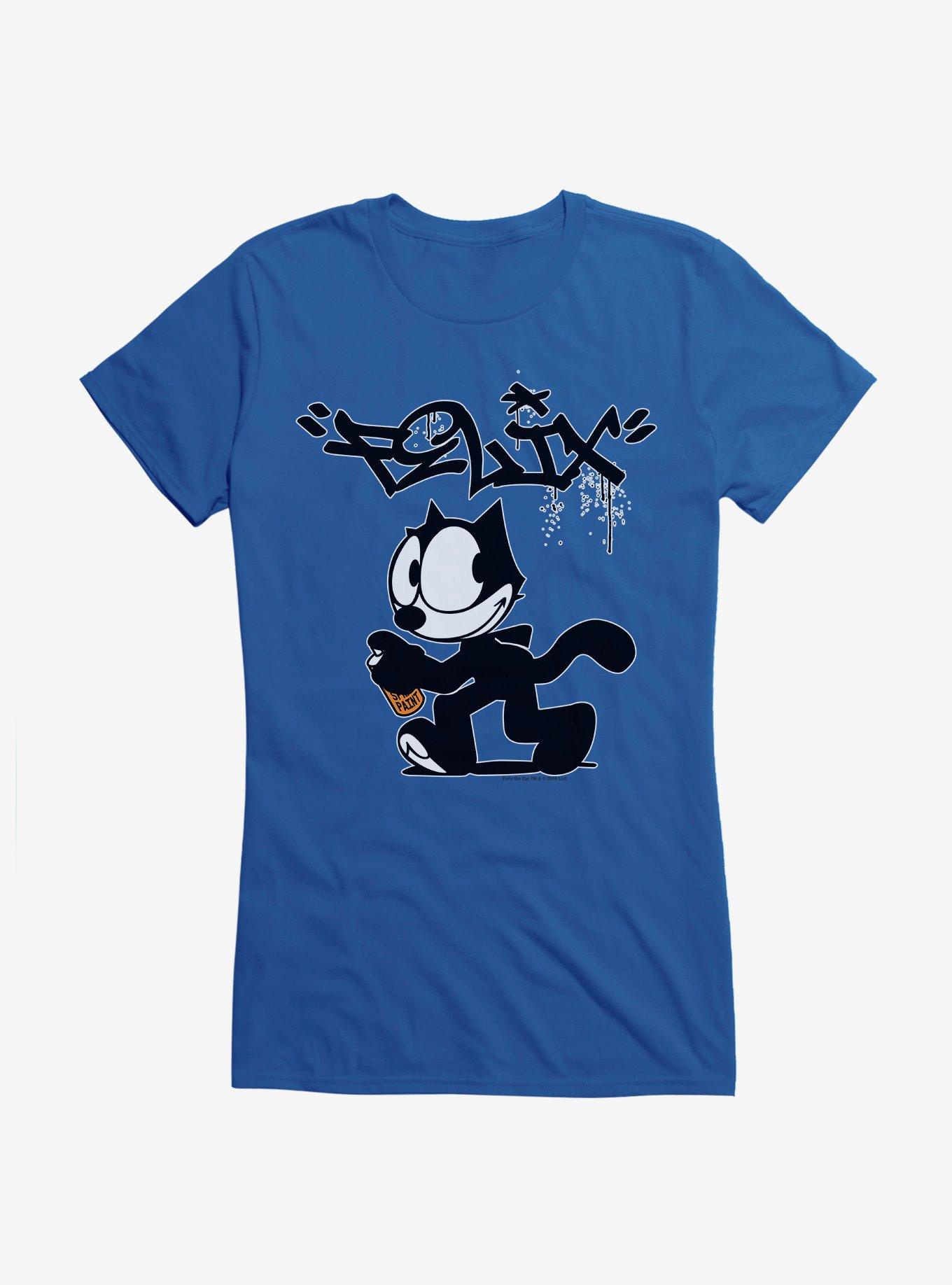 Felix The Cat Spray Painting Felix Girls T-Shirt, , hi-res