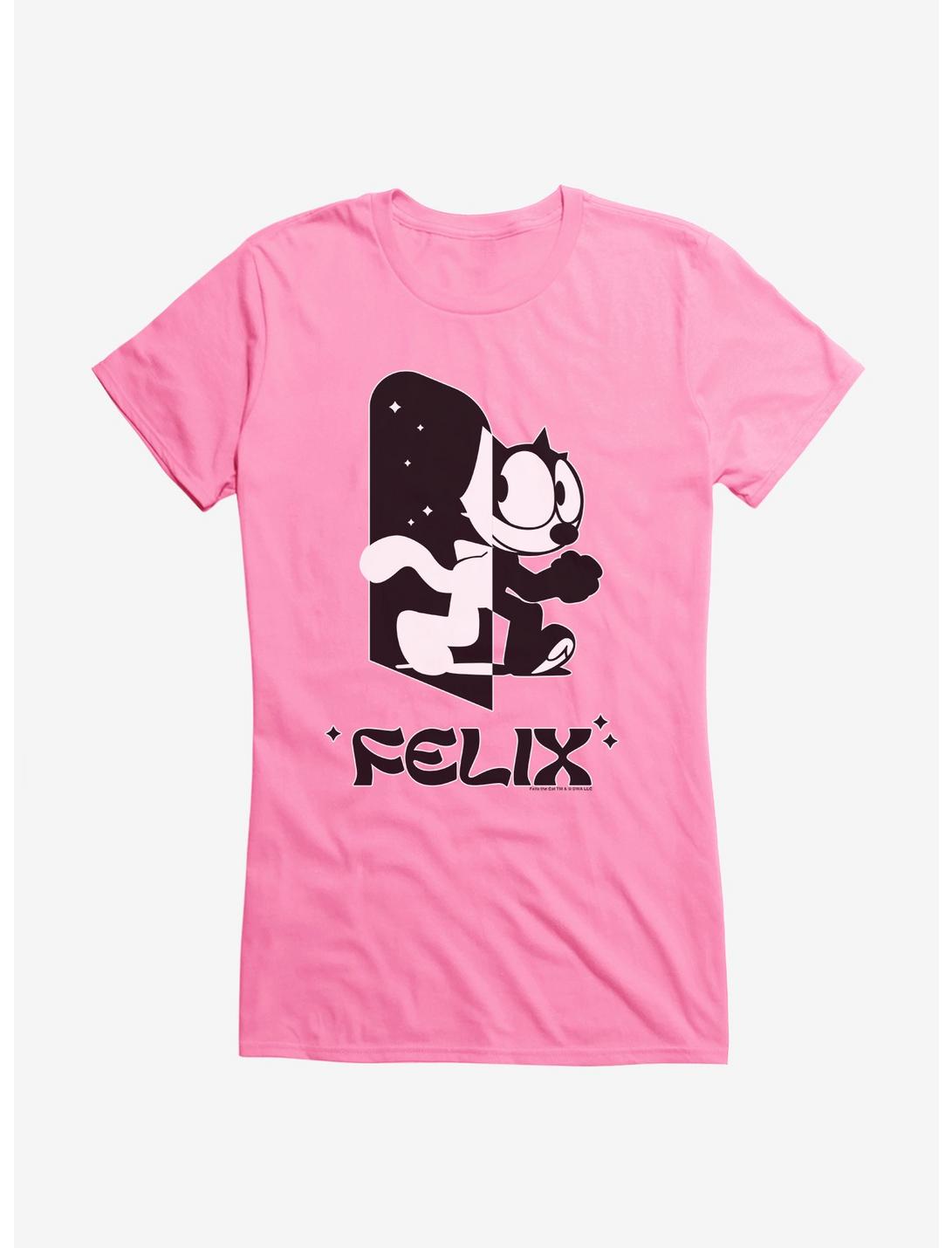 Felix The Cat Black and White Girls T-Shirt, , hi-res