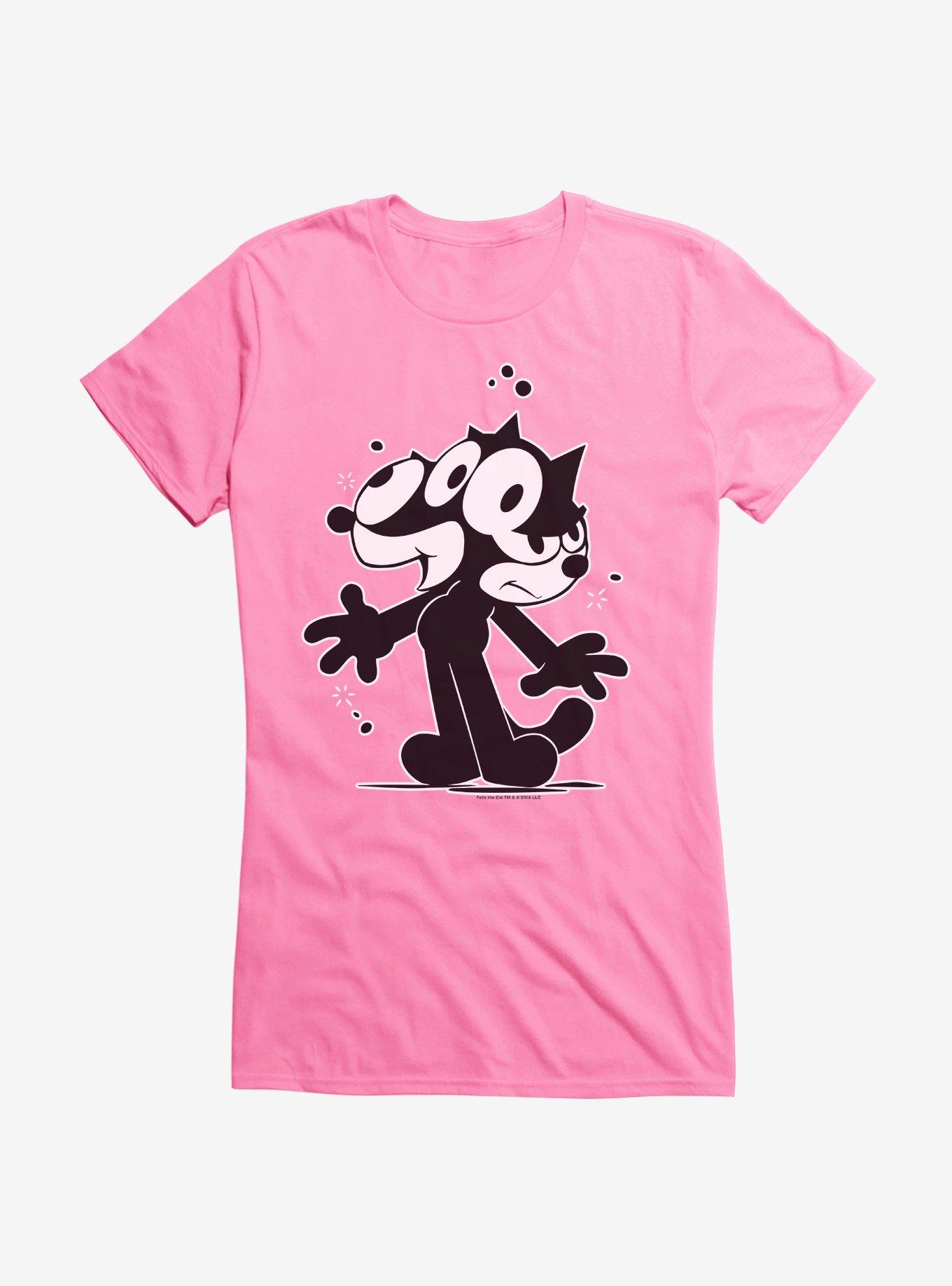 Felix The Cat Split Personality Girls T-Shirt, CHARITY PINK, hi-res