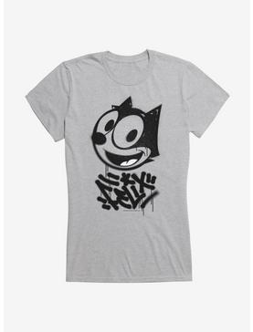 Felix The Cat Graffiti Art All Smiles Felix Girls T-Shirt, , hi-res