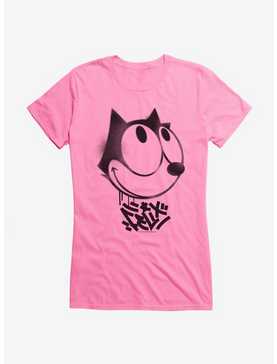 Felix The Cat Graffiti Art Smiling Felix Girls T-Shirt, , hi-res