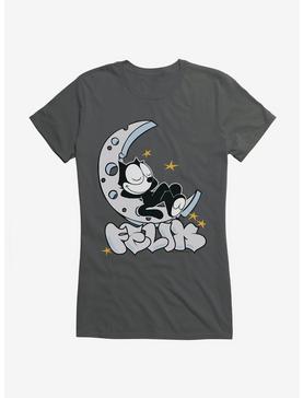 Felix The Cat Sweet Dreams Girls T-Shirt, CHARCOAL, hi-res