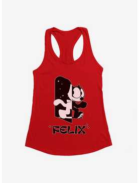 Felix The Cat Black and White Girls Tank, , hi-res