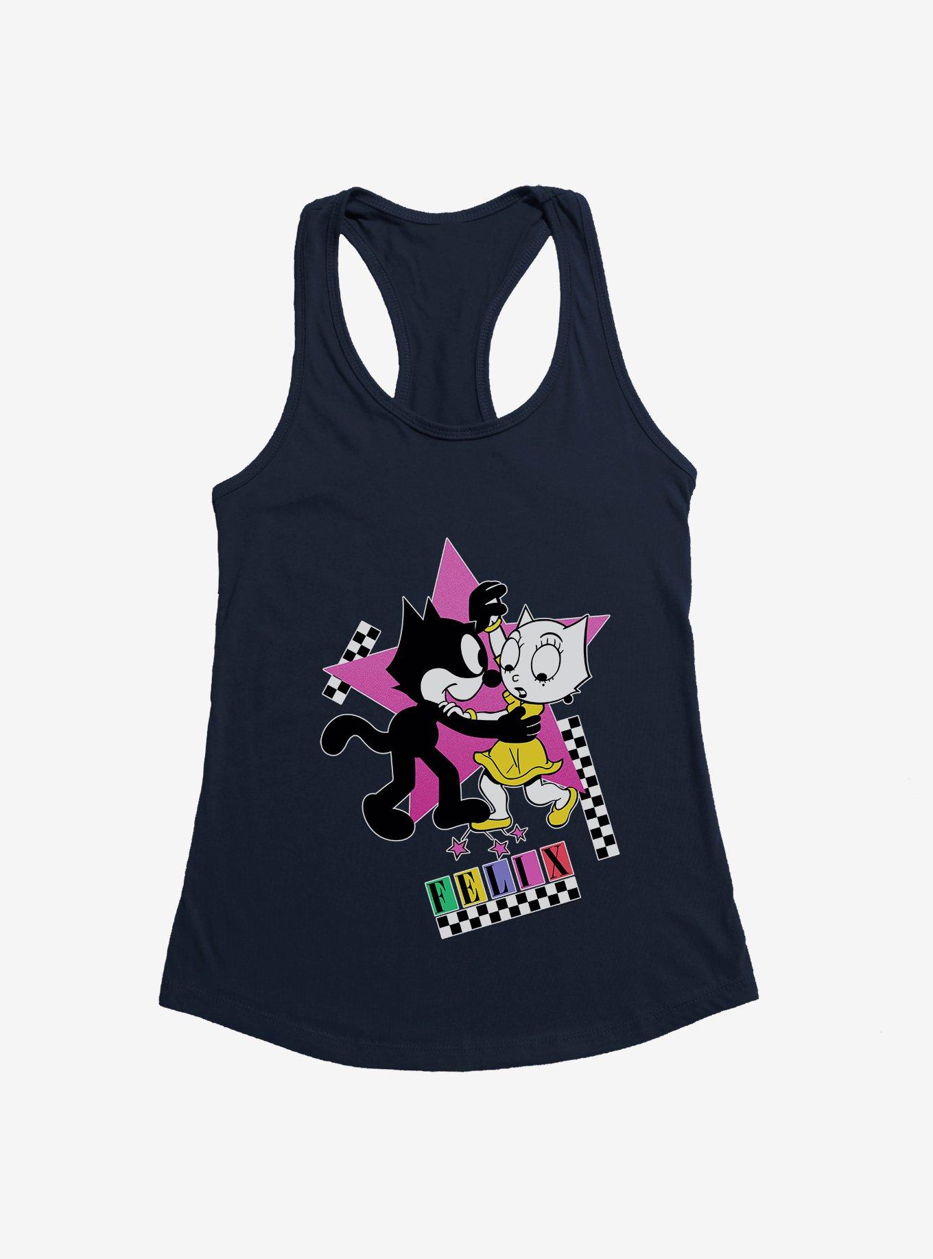 Felix The Cat Kitty And Felix Dancing Girls Tank, MIDNIGHT NAVY, hi-res