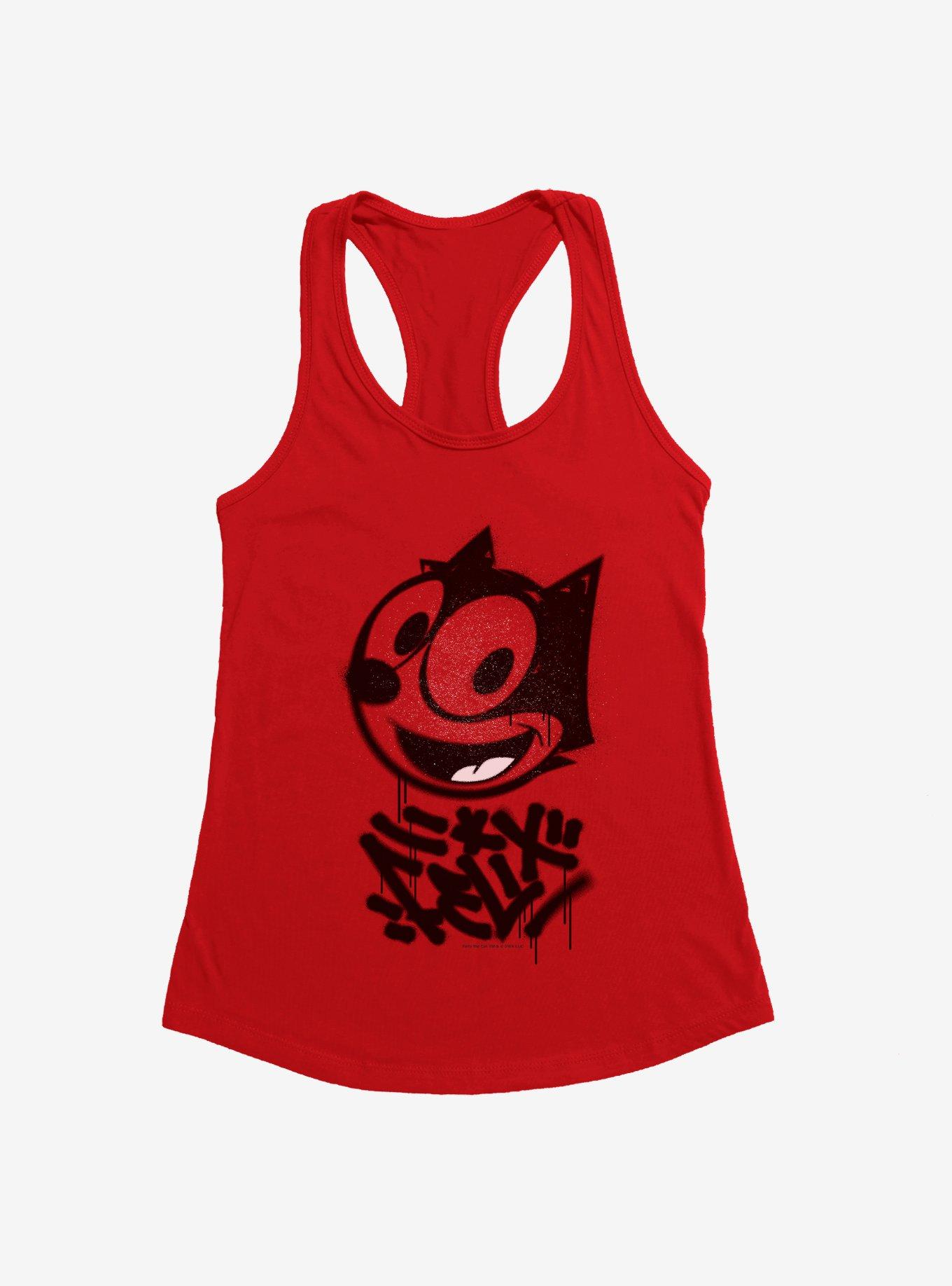 Felix The Cat Graffiti Art All Smiles Felix Girls Tank, , hi-res