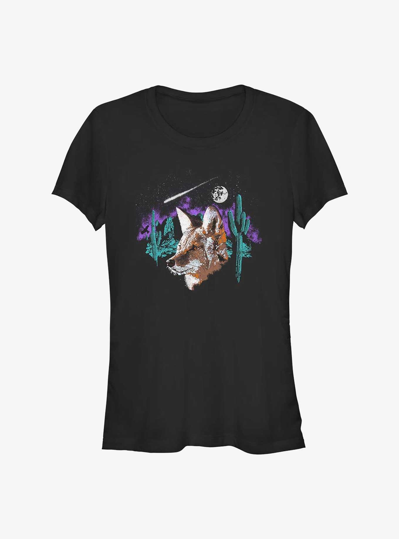 Cosmic Coyote Girls T-Shirt, , hi-res