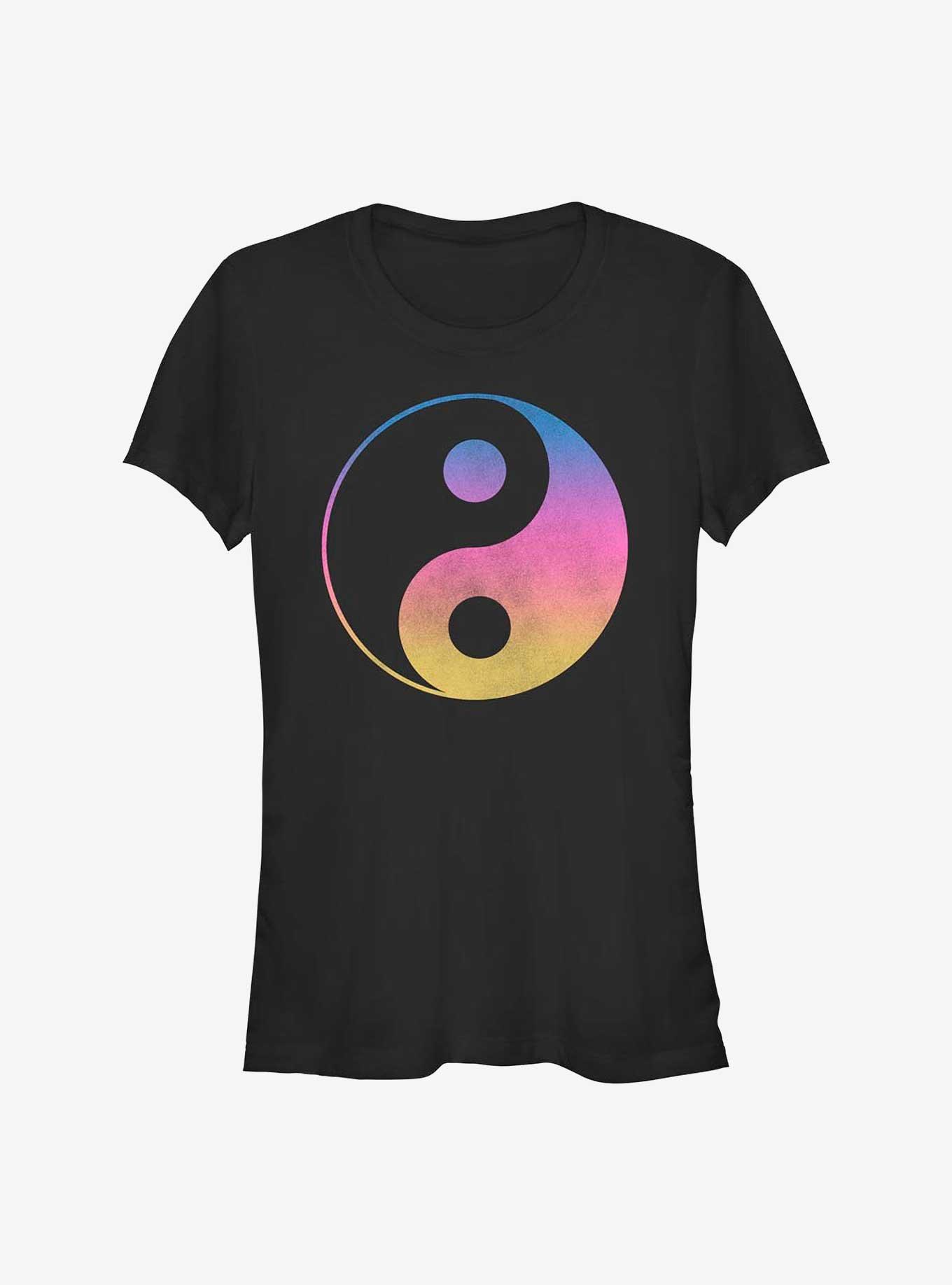 Gradient Yin Yang Girls T-Shirt, , hi-res