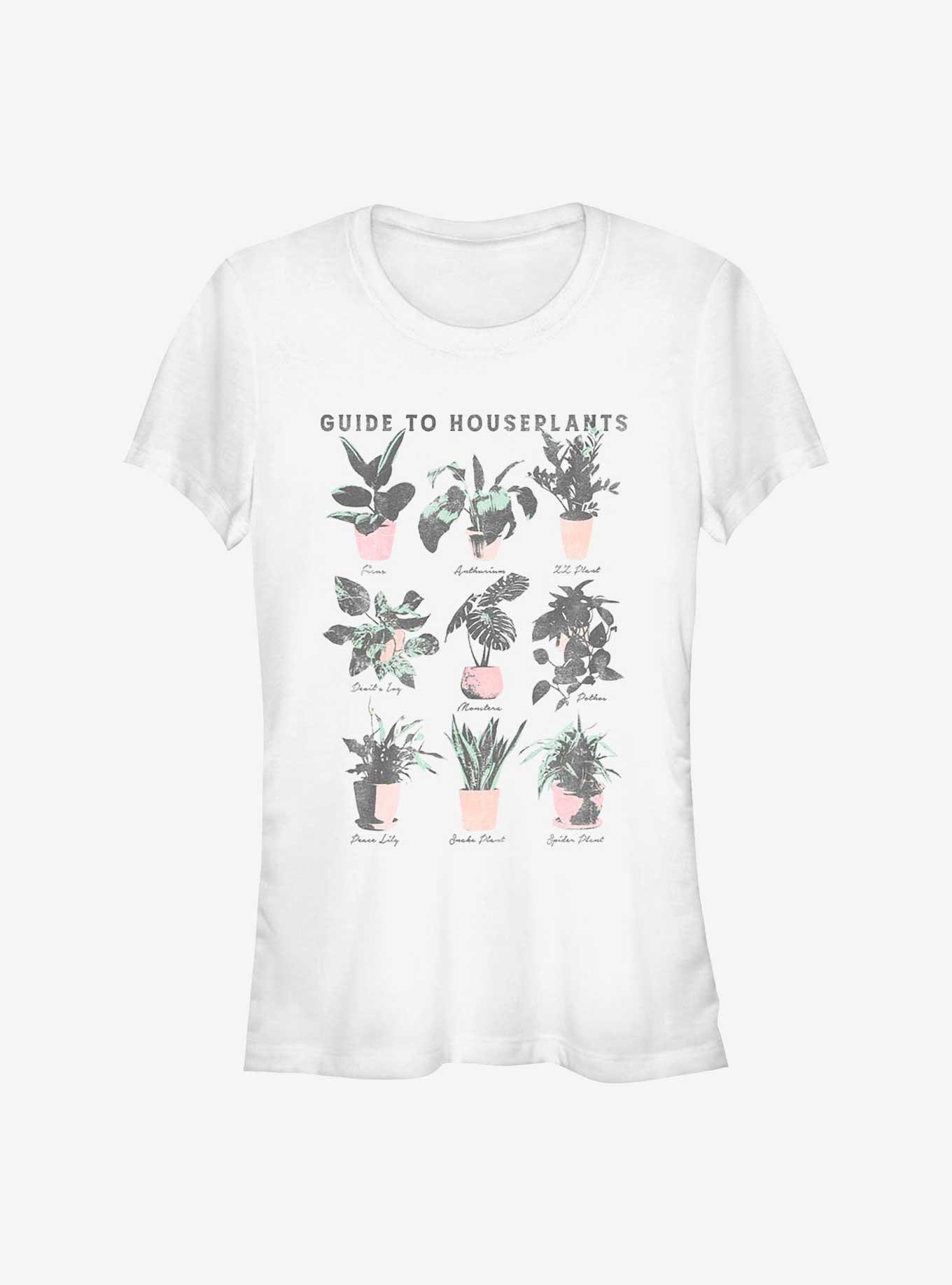Guide To Houseplants Girls T-Shirt, WHITE, hi-res