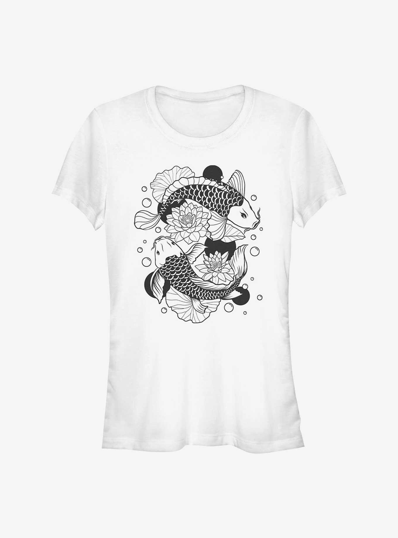 Koi Fishes Girls T-Shirt