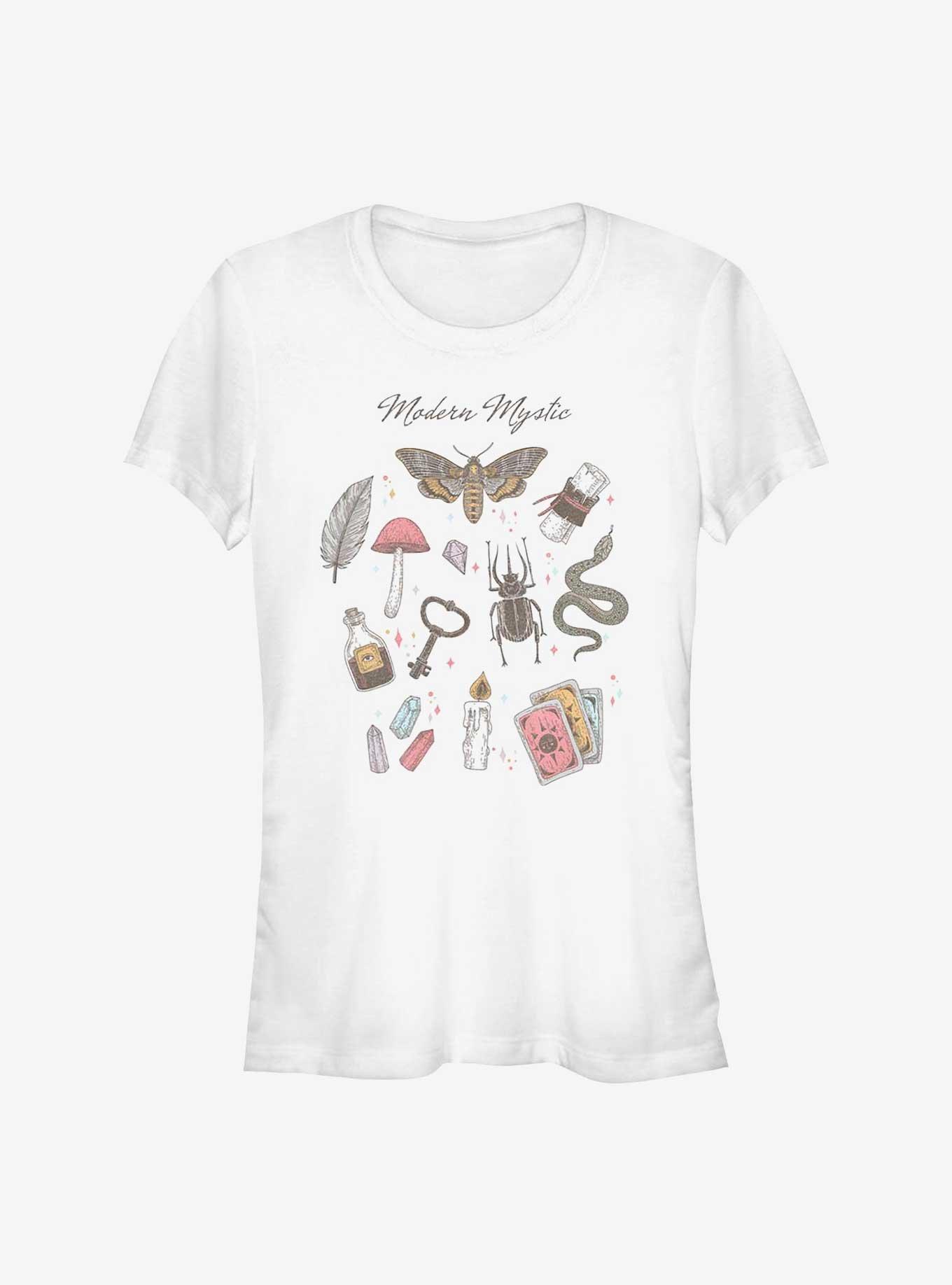 Modern Mystic Girls T-Shirt, WHITE, hi-res