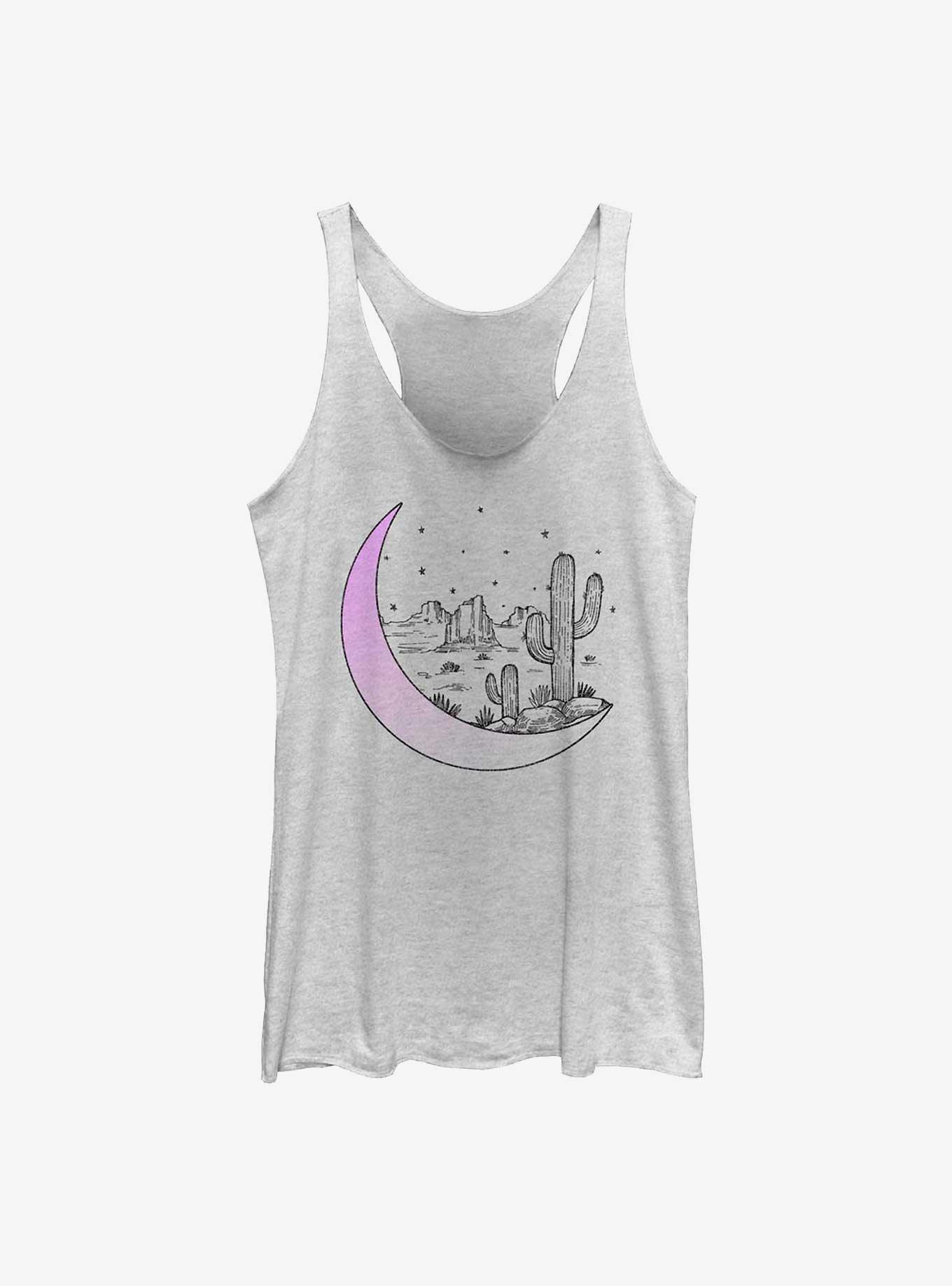 Moon Desert Girls Tank, WHITE HTR, hi-res