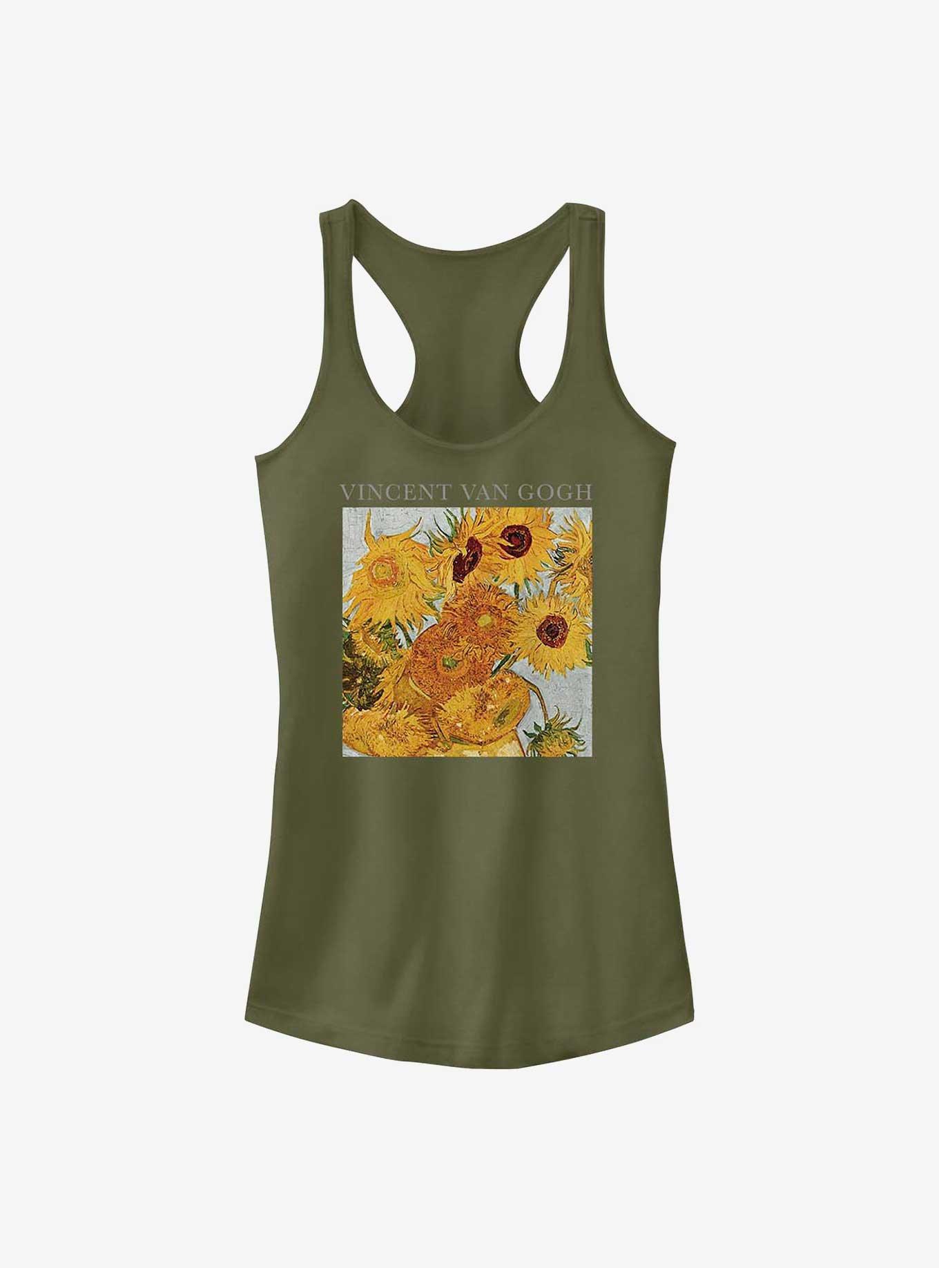 Van Gogh Flowers Girls Tank