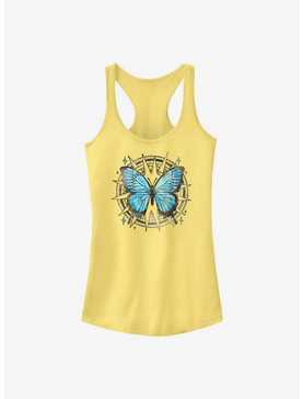 Watercolor Blue Butterfly Girls Tank, , hi-res