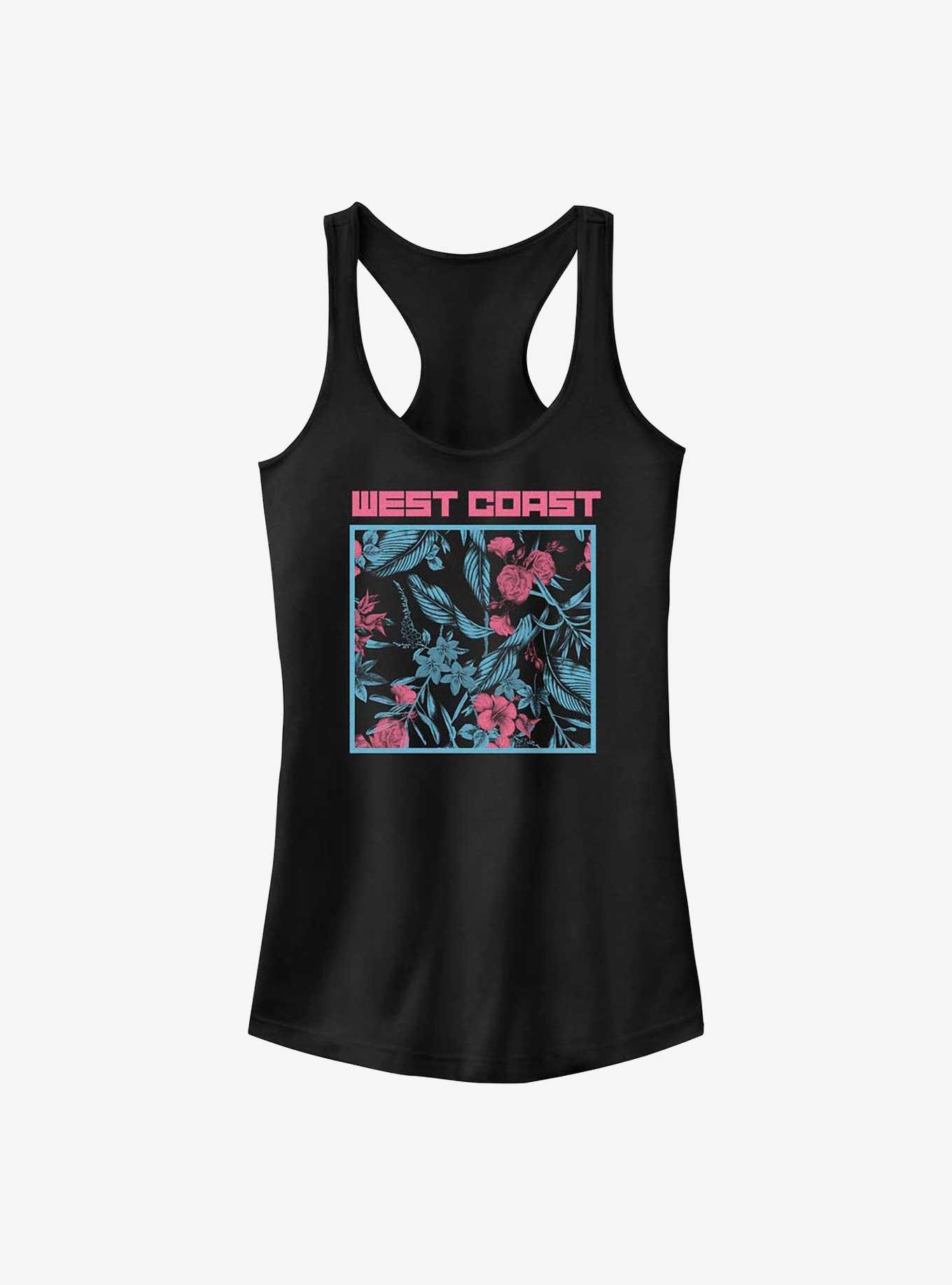 West Coast Girls Tank, BLACK, hi-res
