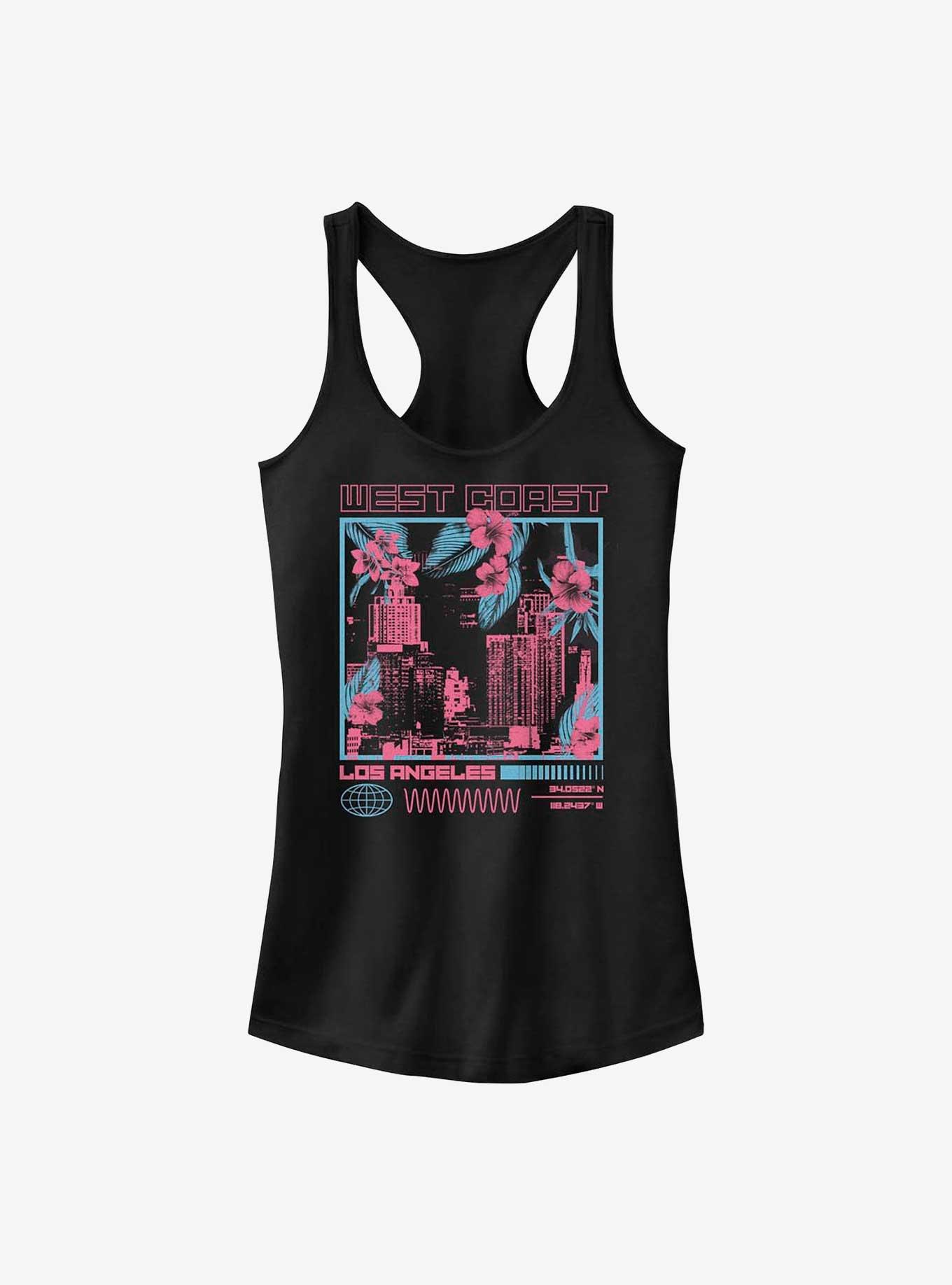 Neon West Coast Los Angeles Girls Tank, , hi-res