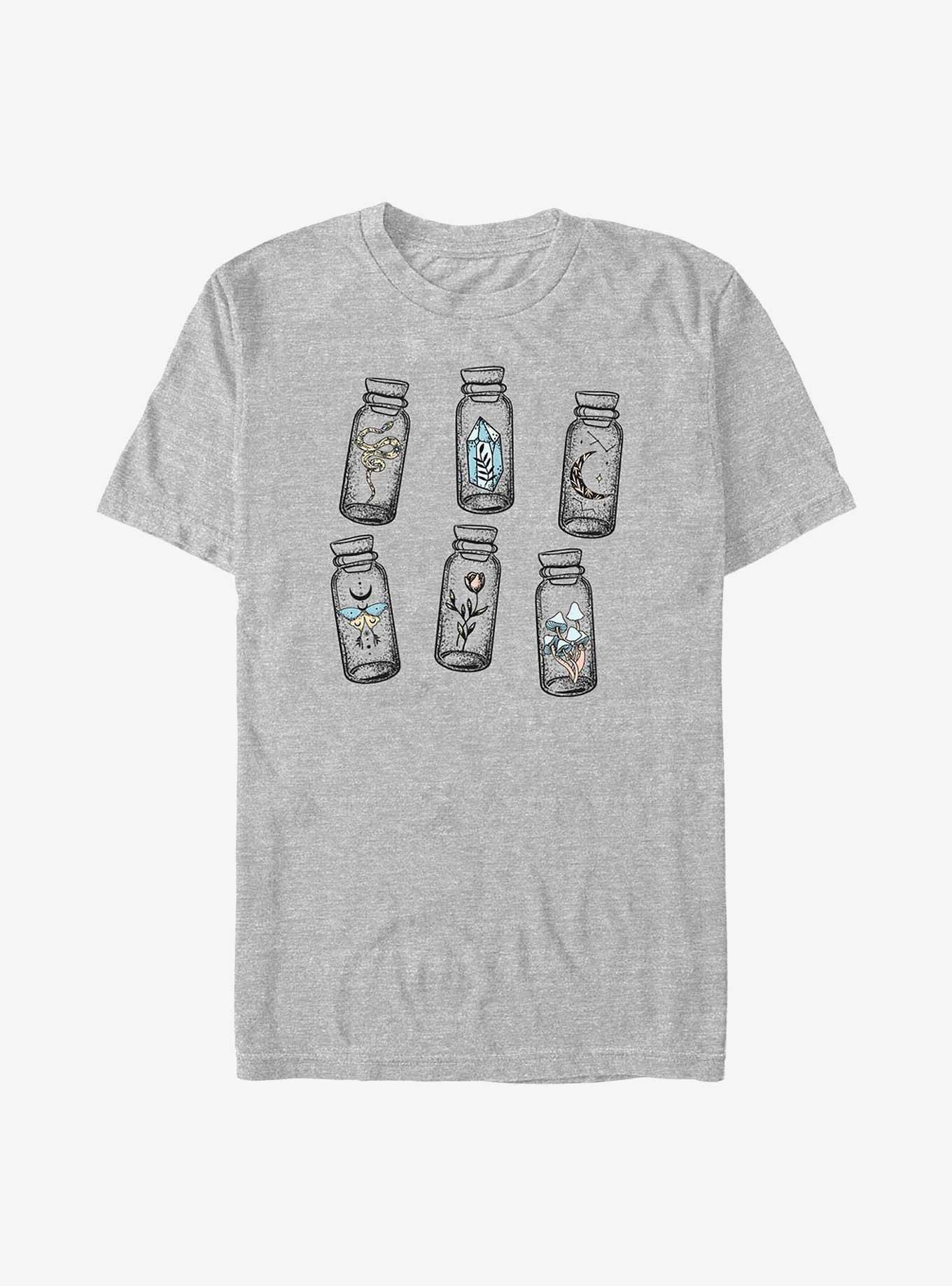 Celestial Bottles T-Shirt, ATH HTR, hi-res view 1