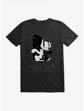 Felix The Cat Black and White T-Shirt, , hi-res