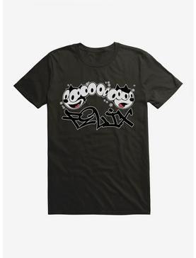 Felix The Cat Split Personality Graffiti Art T-Shirt, , hi-res