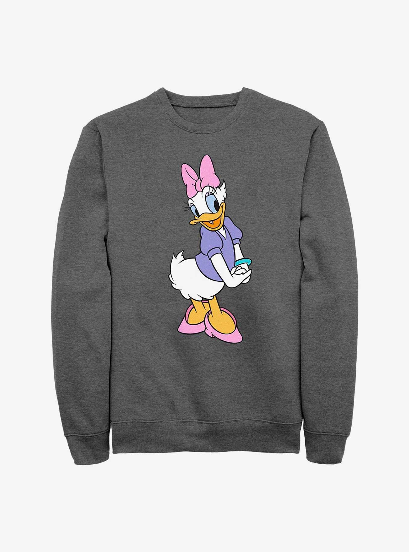 Disney Daisy Duck Traditional Daisy Sweatshirt, CHAR HTR, hi-res