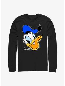 Disney Donald Duck Big Face Long-Sleeve T-Shirt, , hi-res
