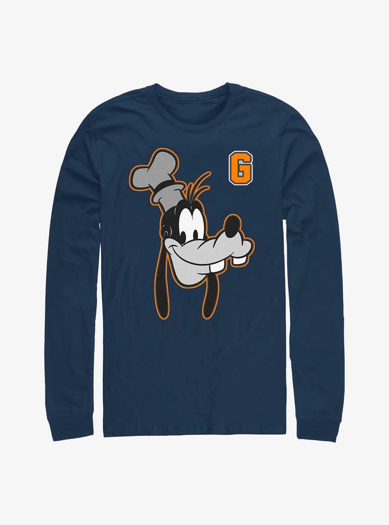 Disney Goofy Letter Goof Long-Sleeve T-Shirt, NAVY, hi-res