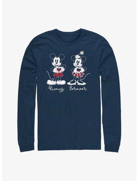 Disney Mickey Mouse Always Forever Long-Sleeve T-Shirt, NAVY, hi-res
