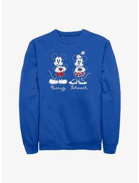 Disney Mickey Mouse & Minnie Mouse Always Forever Sweatshirt, , hi-res