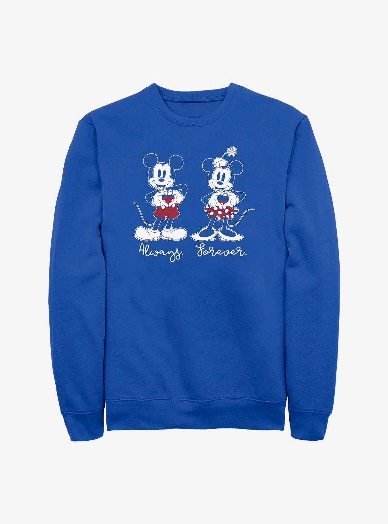Disney Mickey Mouse & Minnie Mouse Always Forever Sweatshirt, , hi-res