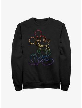 Plus Size Disney Mickey Mouse Big Pride Sweatshirt, , hi-res