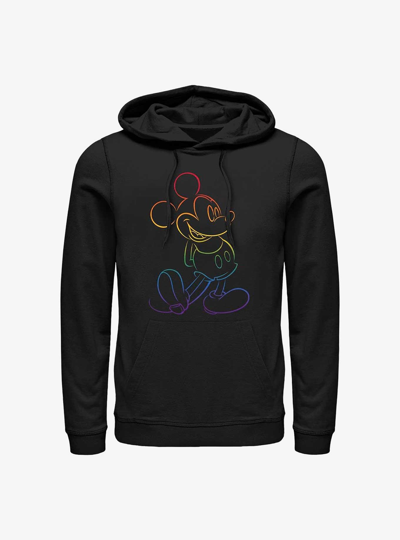 Disney Mickey Mouse Big Pride Hoodie, BLACK, hi-res