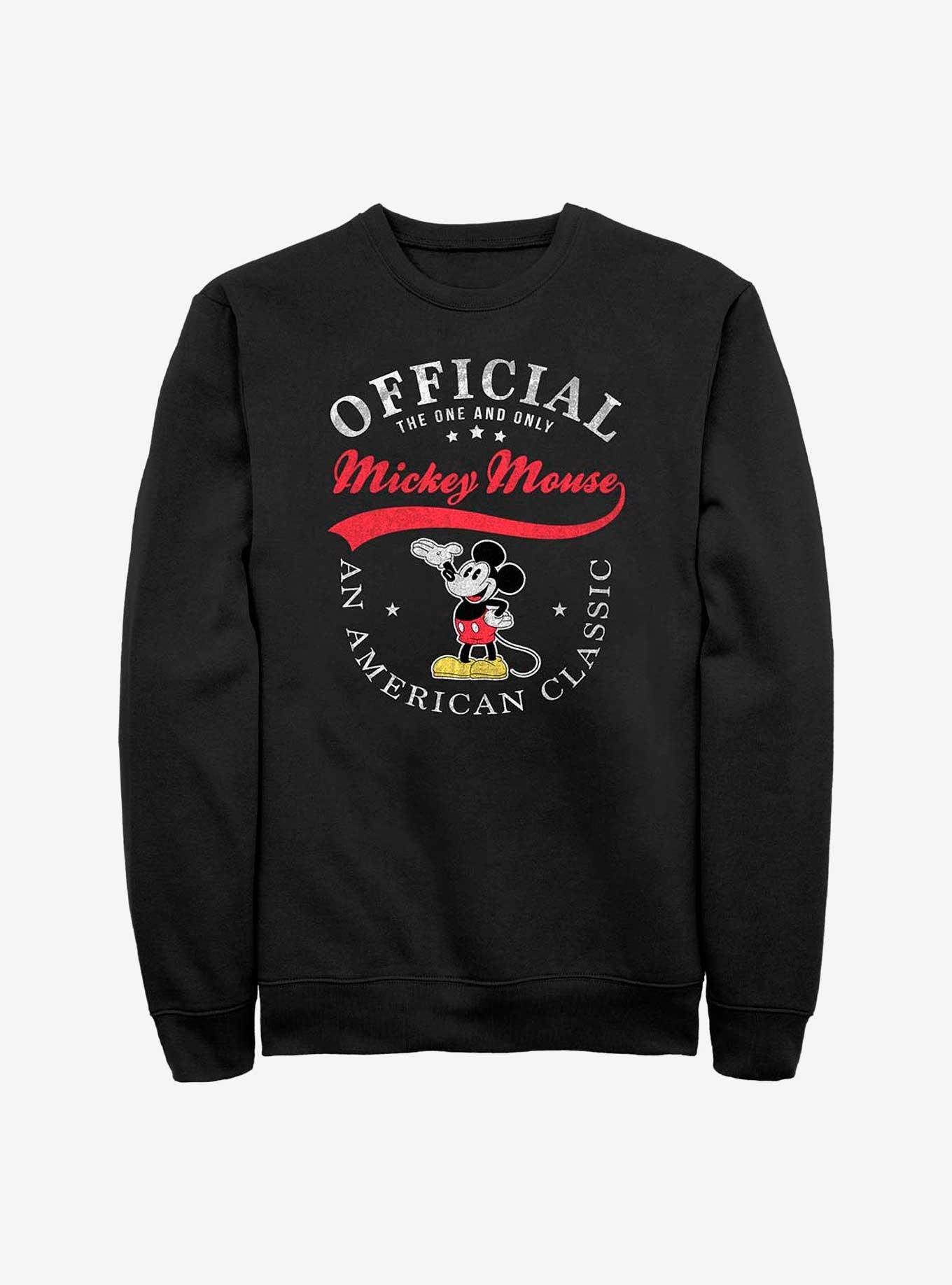 Disney Mickey Mouse Classic Mickey Sweatshirt, BLACK, hi-res