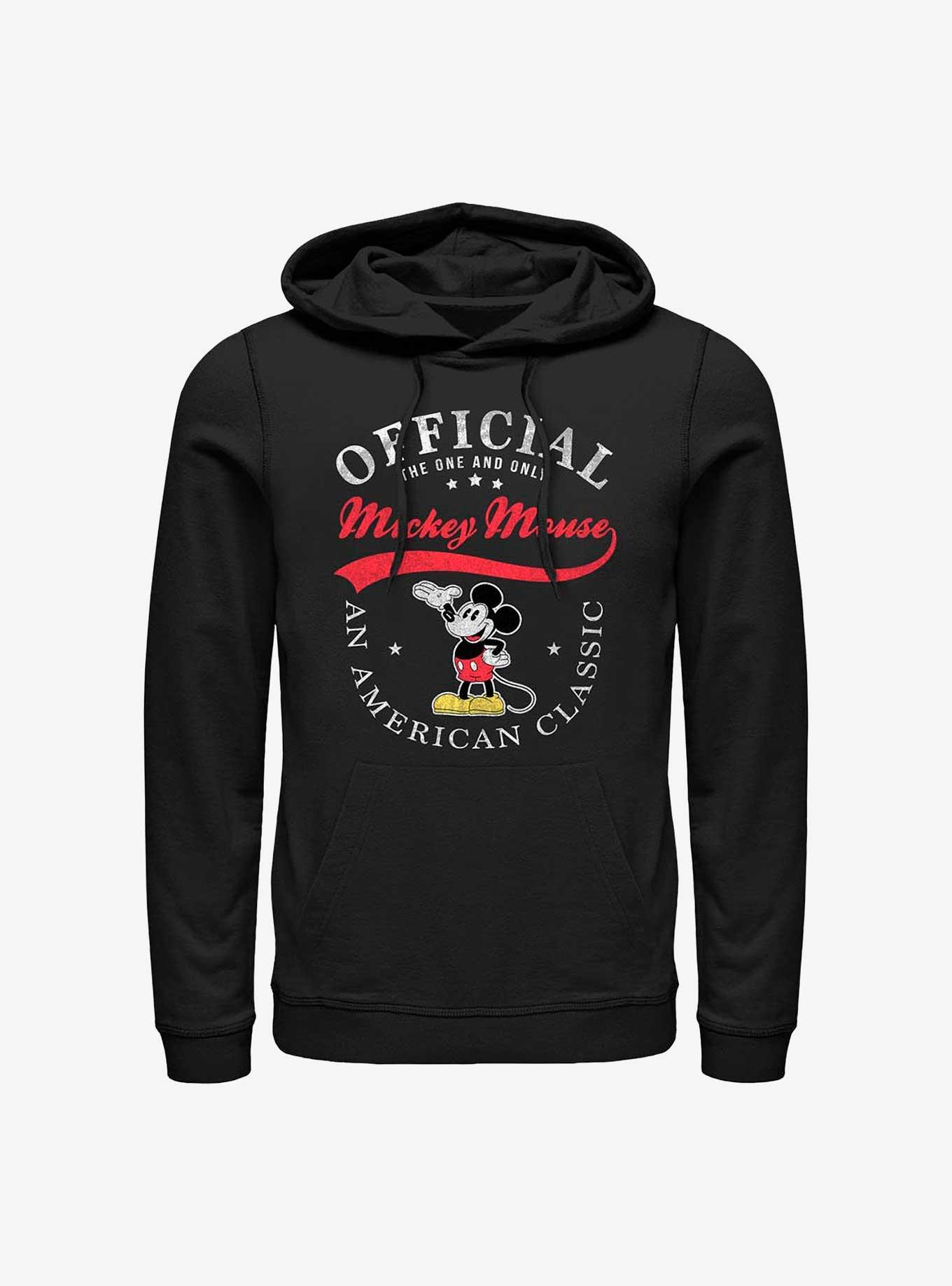 Mickey mouse black discount hoodie