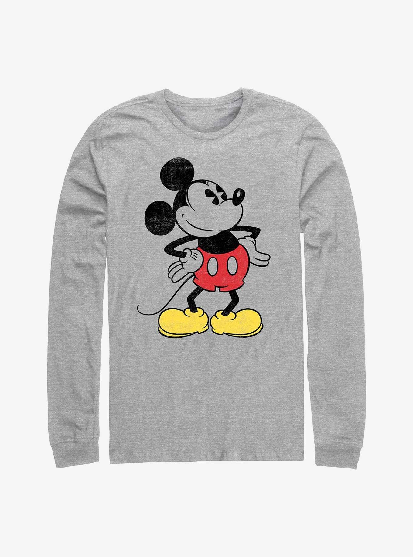 Disney Mickey Mouse Classic Vintage Long-Sleeve T-Shirt