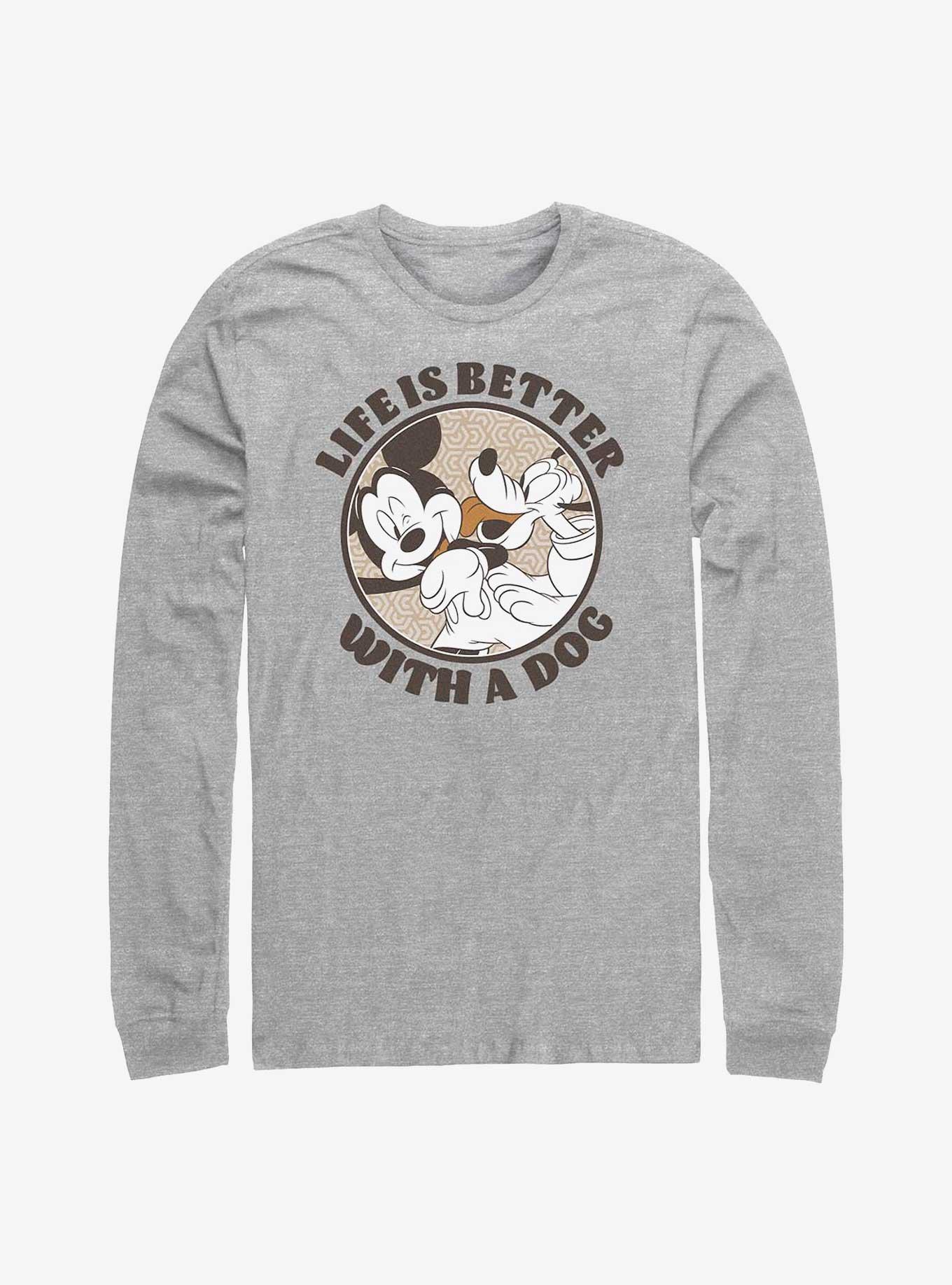 Disney Mickey Mouse Dog Life Long-Sleeve T-Shirt, , hi-res